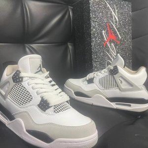 🌼Air Jordan 4 Classic little white cement color scheme，Men shoes.🌼
